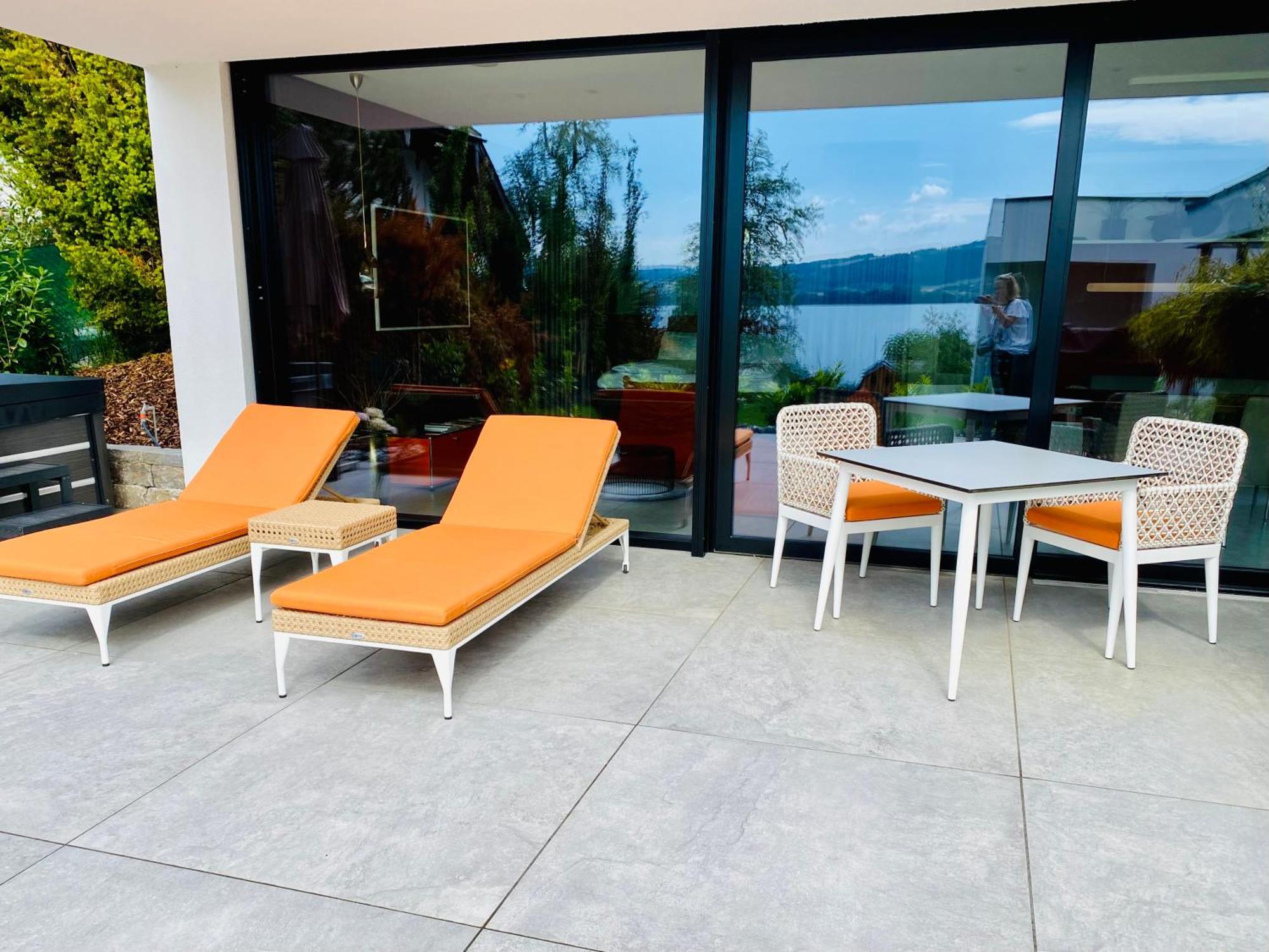 Orange Lounge Attersee Weyregg Exterior foto